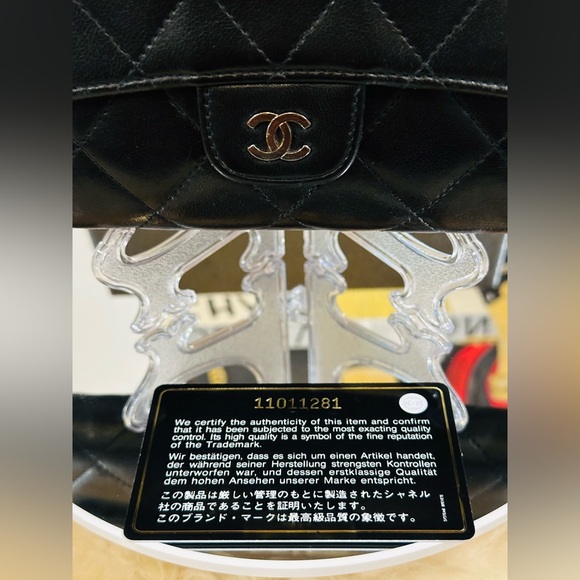 πCHANEL LAMBSKIN MATELASSE Trifold Long Wallet Authenticity Card Full Inclusion - Picture 6 of 17